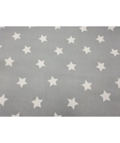 Hydrophobic tablecloth. Stars - gray - Square - 100x100 cm.