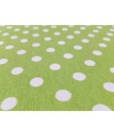 Hydrophobic tablecloth. Peas - lettuce - Square - 100x100 cm.