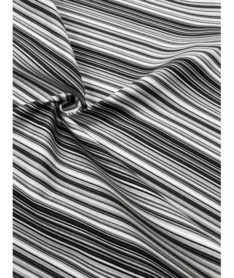 Hydrophobic tablecloth. Strip - gray - Square - 100x100 cm.