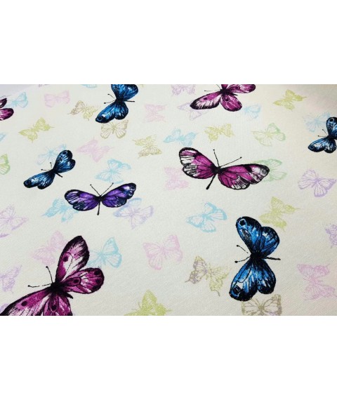 Hydrophobe Tischdecke. Schmetterlingskollektion - Quadratisch - 100x100 cm.