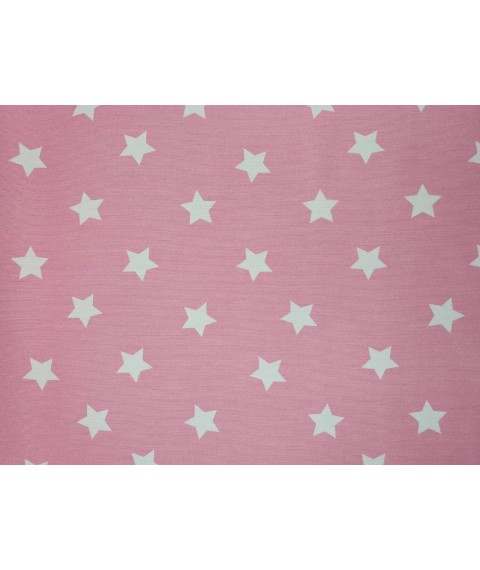 Hydrophobic tablecloth. Stars - pink - Square - 100x100 cm.