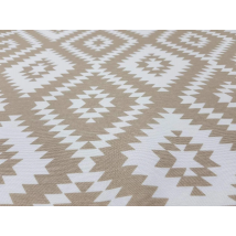 Hydrophobic tablecloth. Pattern - beige - Square - 100x100 cm.