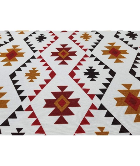 Hydrophobic tablecloth. Scandi - Bordeaux - Square - 100x100 cm.