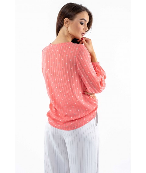 Donna blouse / coral color