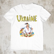 Футболка чоловіча біла Україна XXL