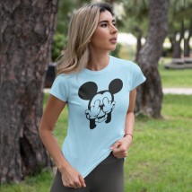 T-shirt of the wife Mickey Mouse Fuck (Mickey mouse fuck) Blakitny, 2XL