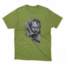Men's T-shirt. Cossack Olive, S