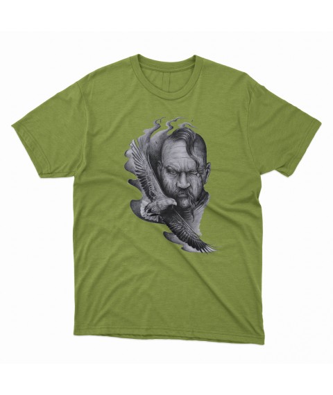 Men's T-shirt. Kozak Olive, 3Xl
