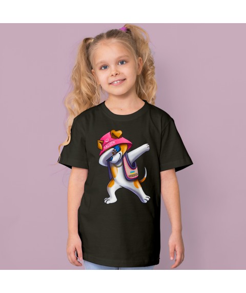 Детская футболка Патрон 4-5 лет, Чёрный