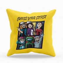 Pillow Edison Pepper Snipers Yellow
