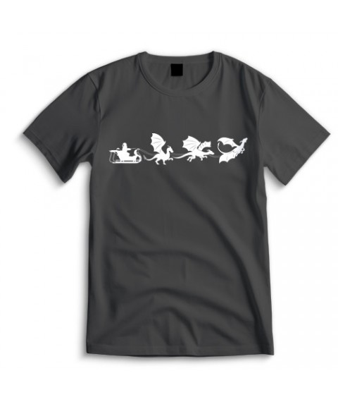 New Year's T-shirt new Santa XXXL, Black