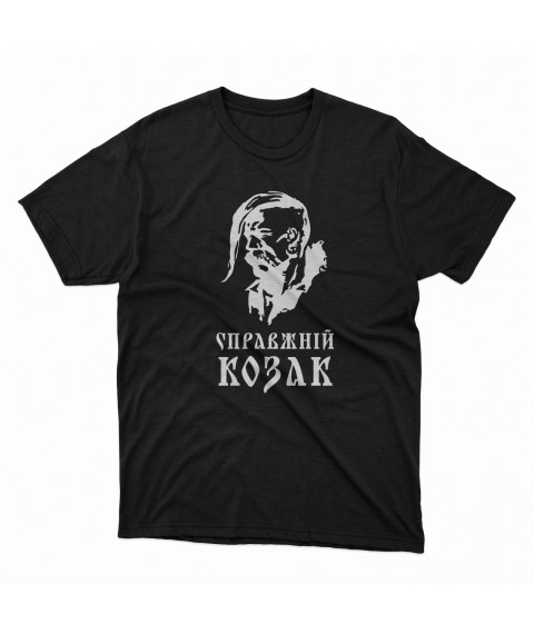Men's T-shirt.Spravzhniy Kozak Black, 3XL