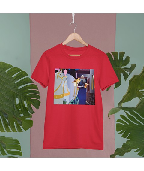 Women's T-shirt Cinderella McDrive XXL, Red