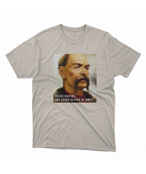 Men's T-shirt. Slava Kozak Grey, M