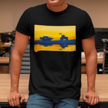Men's T-shirt Tractor Viyska Black, XS