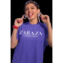 T-shirt over Zaraza with brown ochima, violet