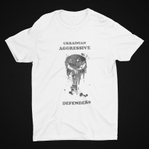 T-shirt Ukrainian Aggressive Defenders Biliy, L