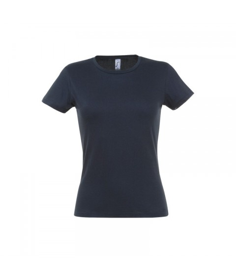 Women's T-shirt, dark blue Miss M
