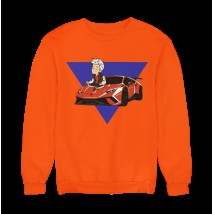 Sweatshirt Merch Vlad paper a4 lamba 142cm-152cm, Orange
