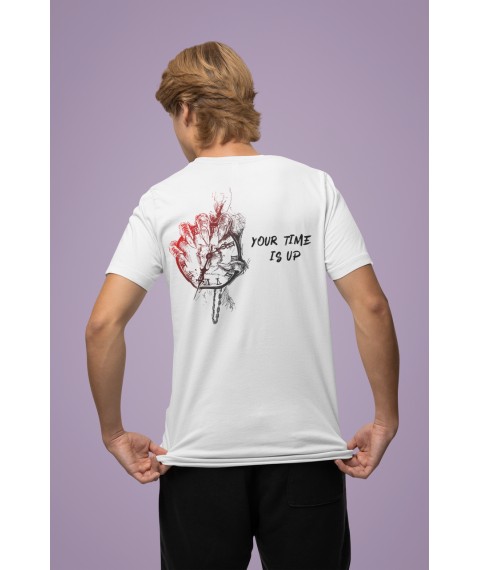 T-shirt white YOUR TIME XXL