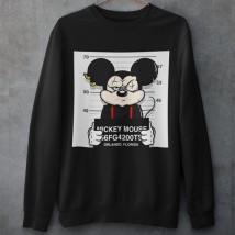 Sweatshirt Angry Mikimouse Black, L