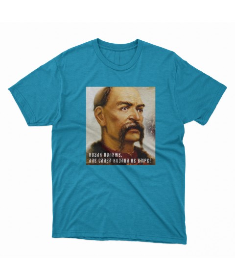 Men's T-shirt. Slava Kozak Blue, Xl