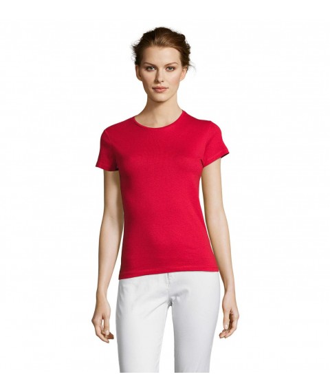 Women's red T-shirt Miss