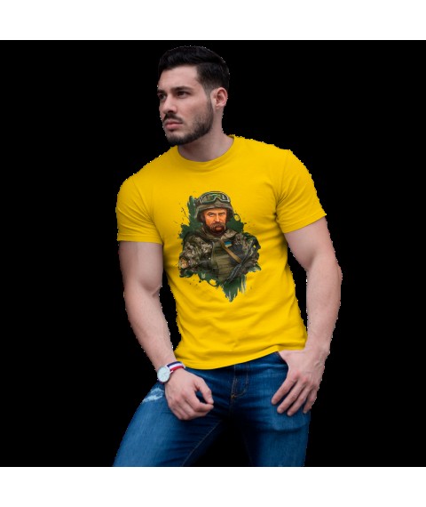 Men's T-shirt Taras Shevchenko Yellow, XL