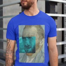 Men's T-shirt Vincent van Gogh Blue, M
