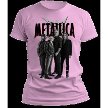Мужская футболка Metalica Розовый, XL