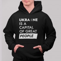 Худи Great people Черный, XL