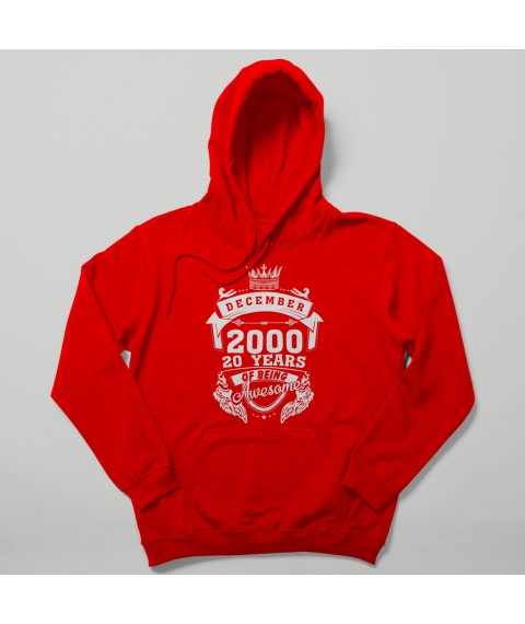 Hoodie Red, XL