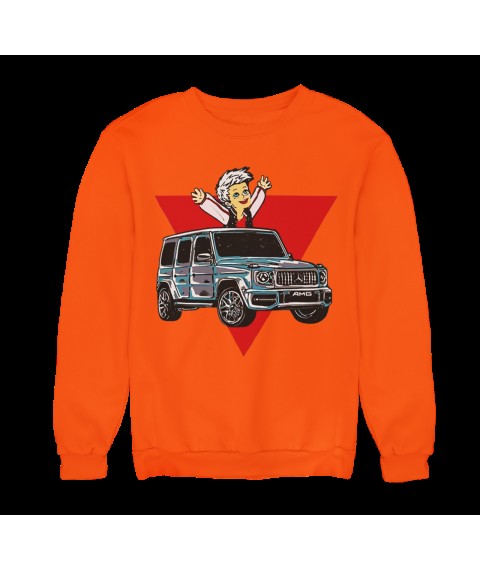Sweatshirt Merch Vlad a4 Gelik 118cm-128cm, Orange