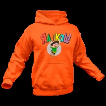 Unisex hoodie I'm Alkash insulated with fleece Orange, XL