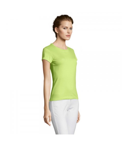 Women's T-shirt green apple Miss XL