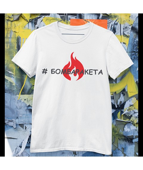 T-shirt Bombaraketa women's white White, M
