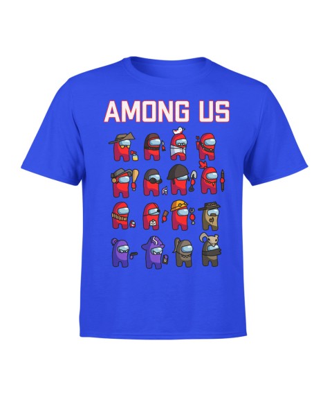 Children's T-shirt Amongi Blue, 106cm-116cm