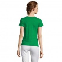 Women's T-shirt light green Miss