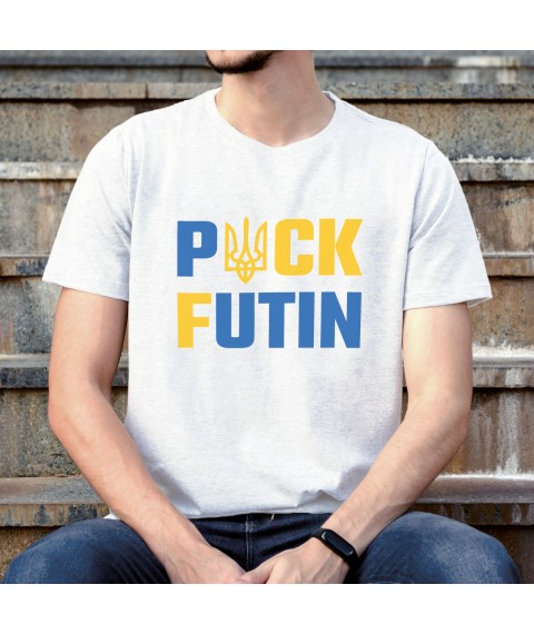 Men's T-shirt Fak Putin 2XL, White
