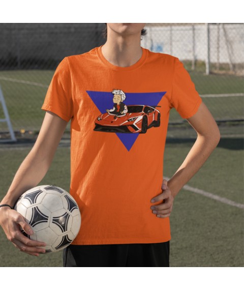 Merch T-shirt Vlad A4 lamba for 4 years, Orange