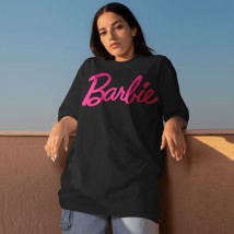 Футболка Oversize чорна Barbie XL/2XL