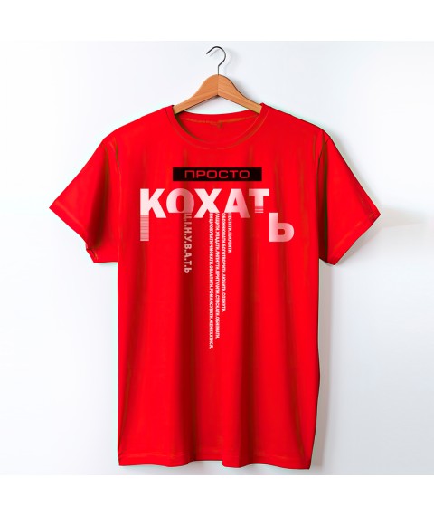 Футболка жіноча КохаТь XL, Красный