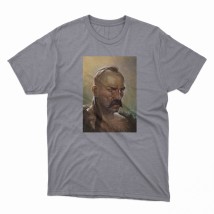 Men's T-shirt Kozak Sirko. Grey, L
