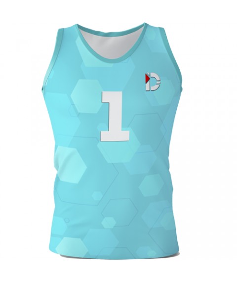 Men's beach volleyball jersey Turquoise M
