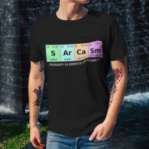 Sarcasm L T-shirt, Black