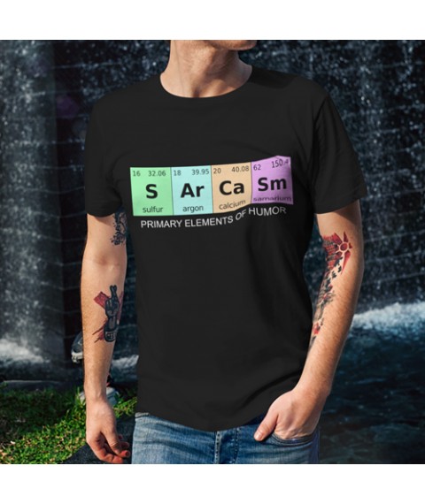 T-shirt Sarcasm M, Black