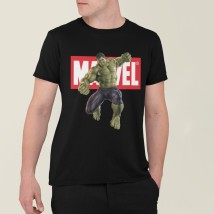 Men's T-shirt Marvel Hulk Black, S