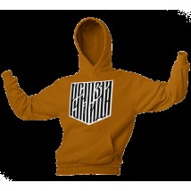 Unisex hoodie "Rusnya" insulated with fleece, Beige, 2XL