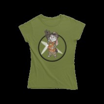 Khaki Military Hare T-shirt