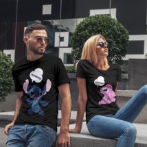 T-shirts for lovers Lilo and Stitch Black, 52, 44